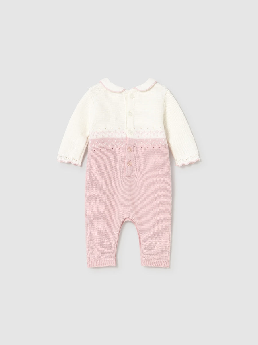 Fato bebé tricô Quartzo (Rosa)  para Bebé Menina - Mayoral