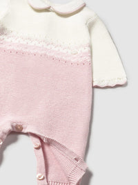 Fato bebé tricô Quartzo (Rosa)  para Bebé Menina - Mayoral
