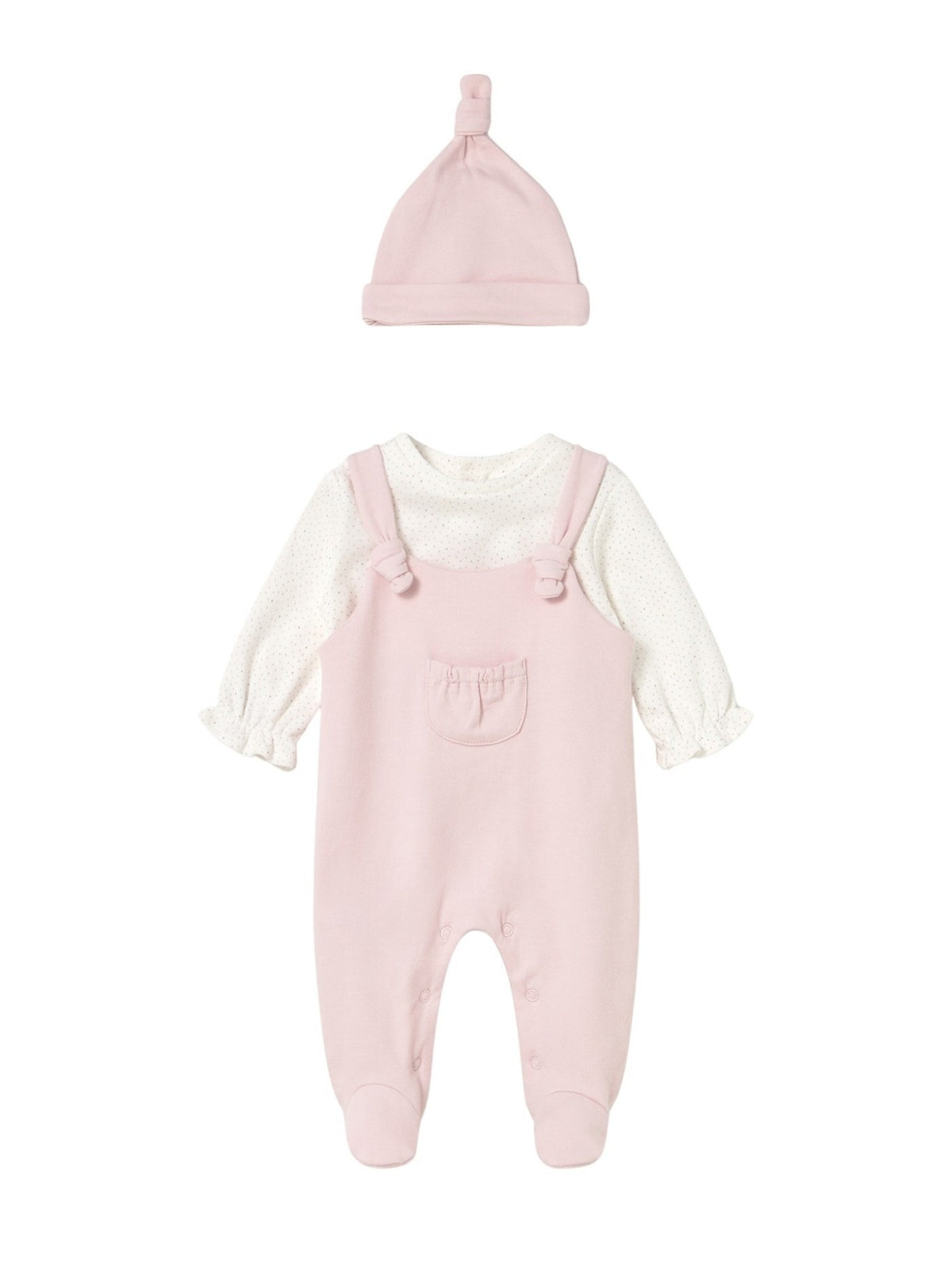 Jard. e gorro felpa Rosa baby (Rosa Bébé)  para Bebé Menina - Mayoral