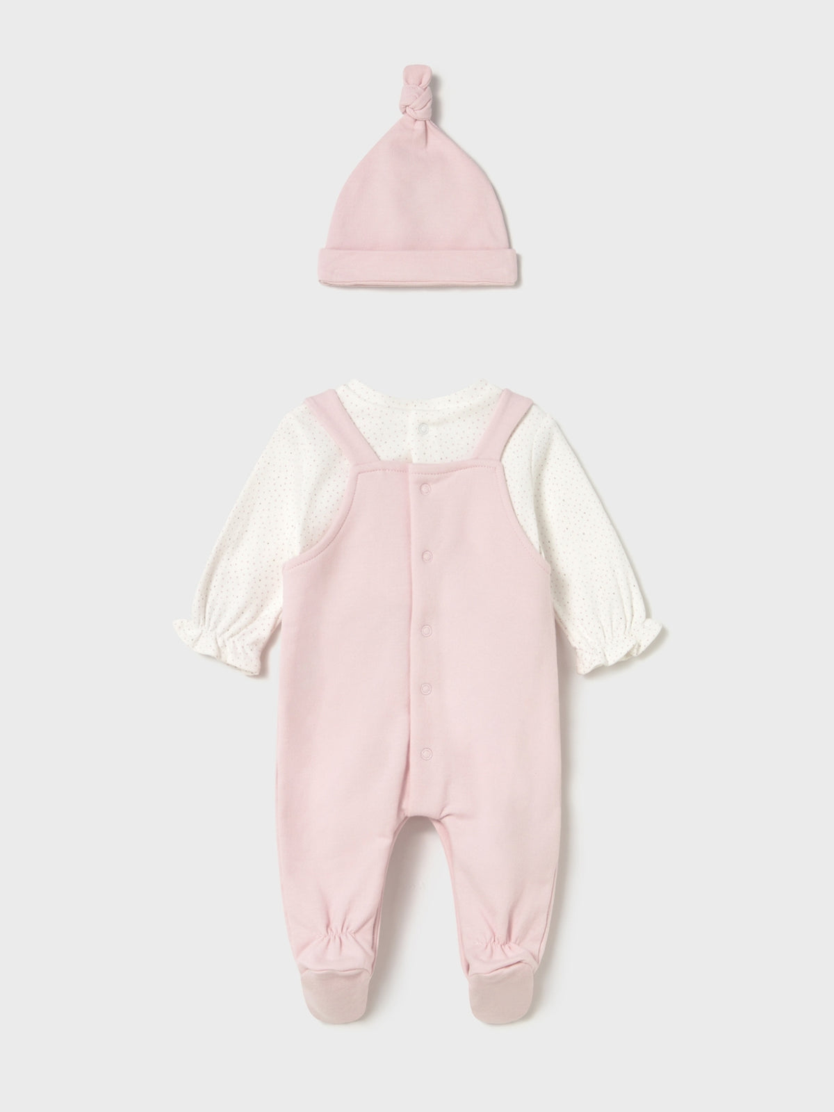 Jard. e gorro felpa Rosa baby (Rosa Bébé)  para Bebé Menina - Mayoral