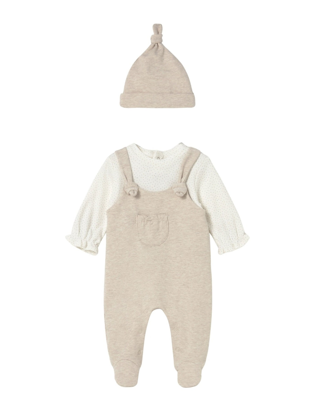 Jard. e gorro felpa Cereal vig (Bege)  para Bebé Menina - Mayoral