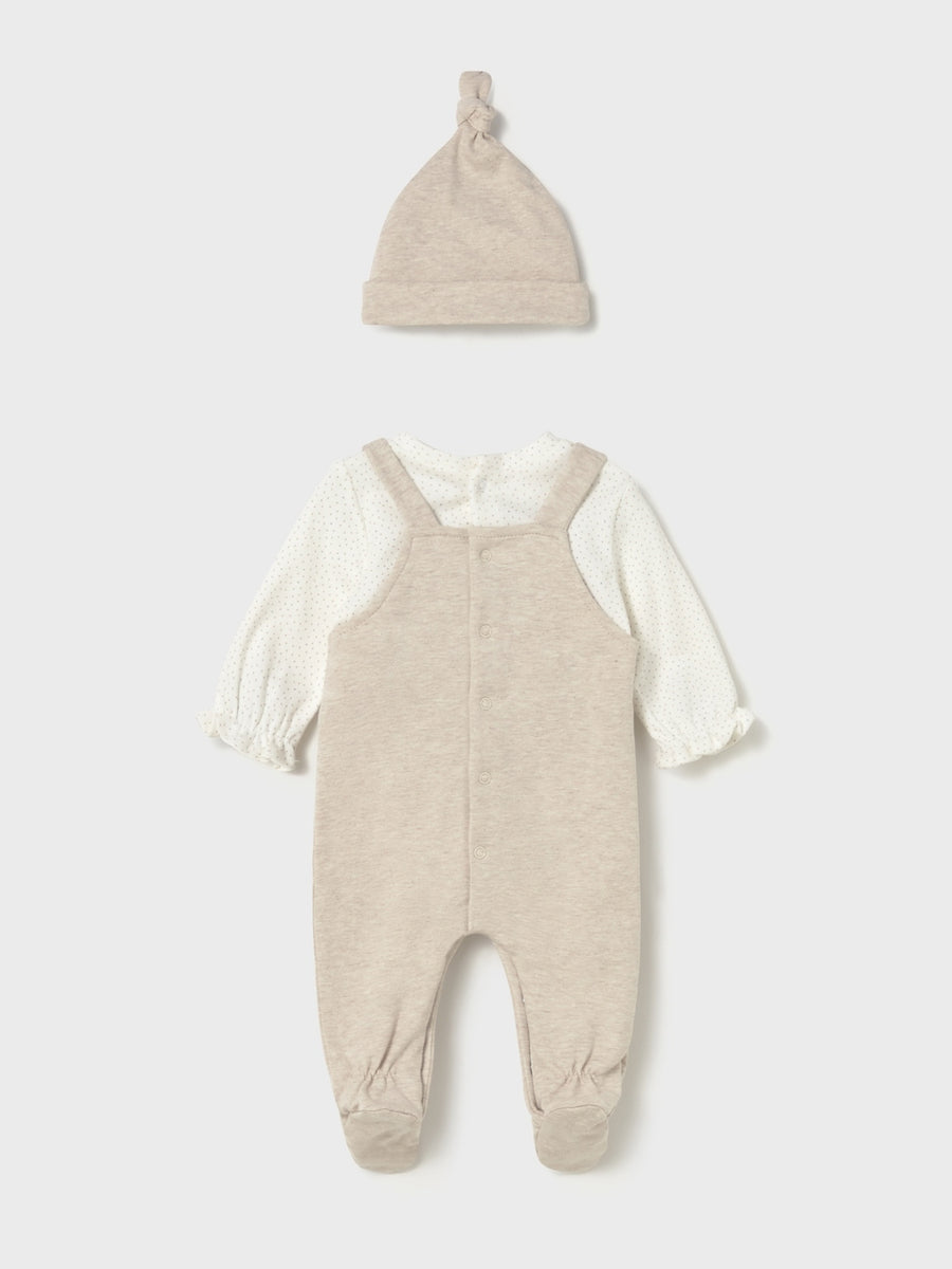 Jard. e gorro felpa Cereal vig (Bege)  para Bebé Menina - Mayoral