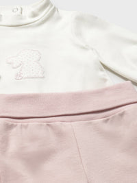 Chandal felpa 3 piezas Rosa baby (Rosa Bébé)  para Bebé Menina - Mayoral