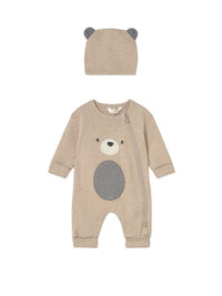 Calça com gorro soft Cereal vig (Bege)  para Bebé Menino - Mayoral