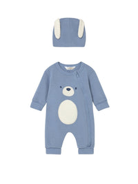 Calça com gorro soft Nuvém (Azul Céu)  para Bebé Menino - Mayoral