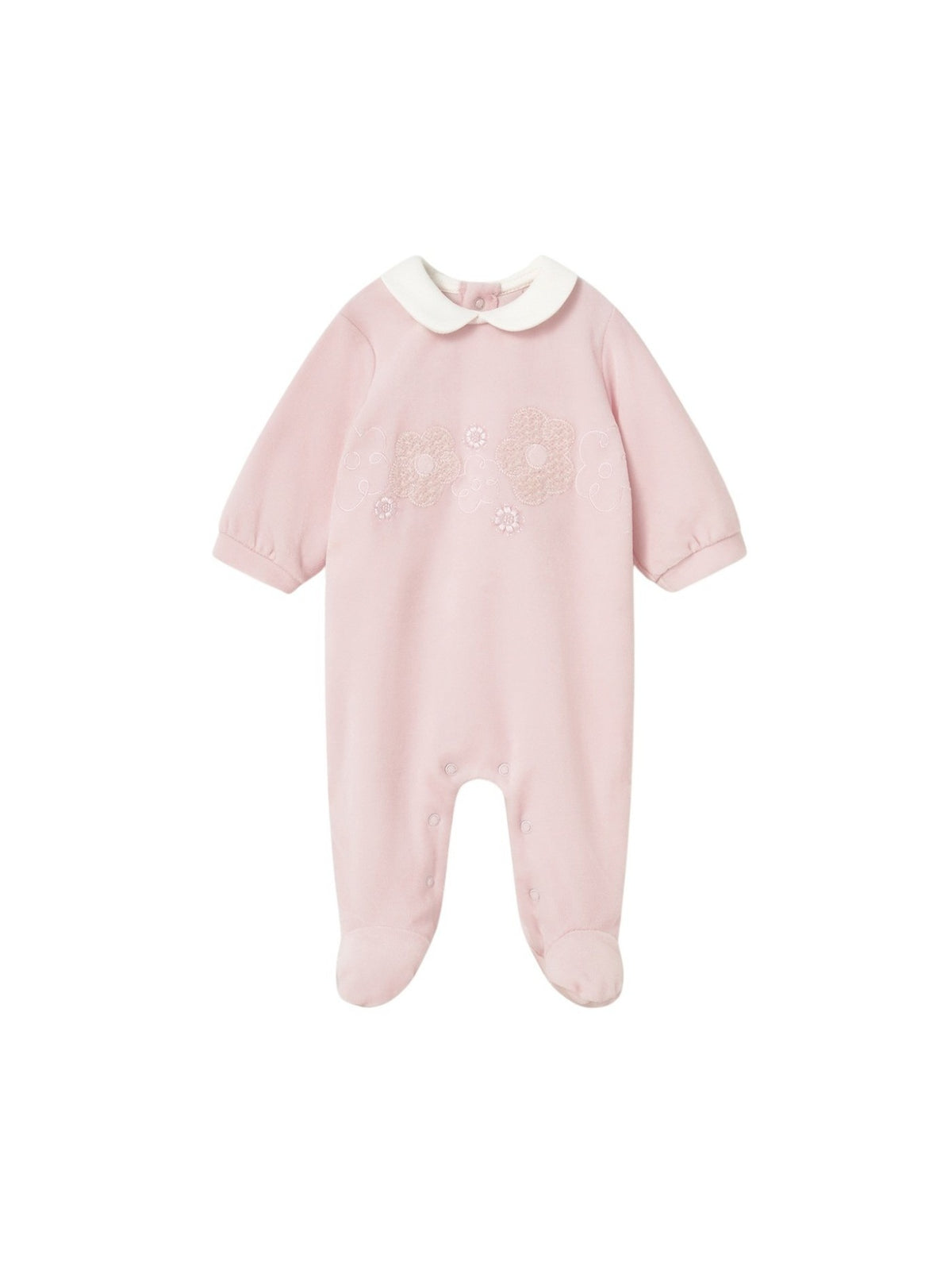 Conj. bebe tundosado Rosa baby (Rosa Bébé)  para Bebé Menina - Mayoral
