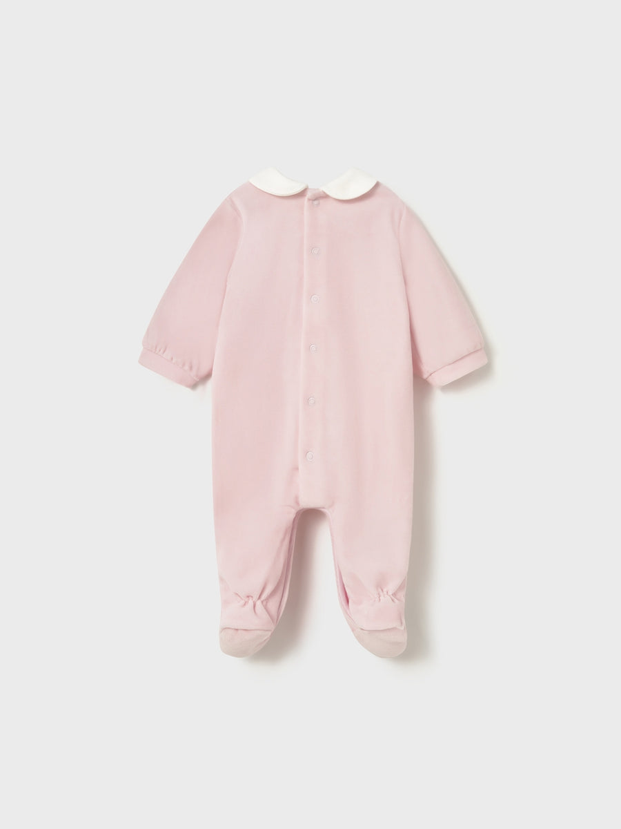 Conj. bebe tundosado Rosa baby (Rosa Bébé)  para Bebé Menina - Mayoral