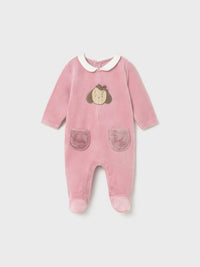 Set 2 fato bebé tundosado Orquídea (Rosa)  para Bebé Menina - Mayoral