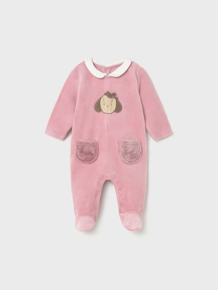 Set 2 fato bebé tundosado Orquídea (Rosa)  para Bebé Menina - Mayoral