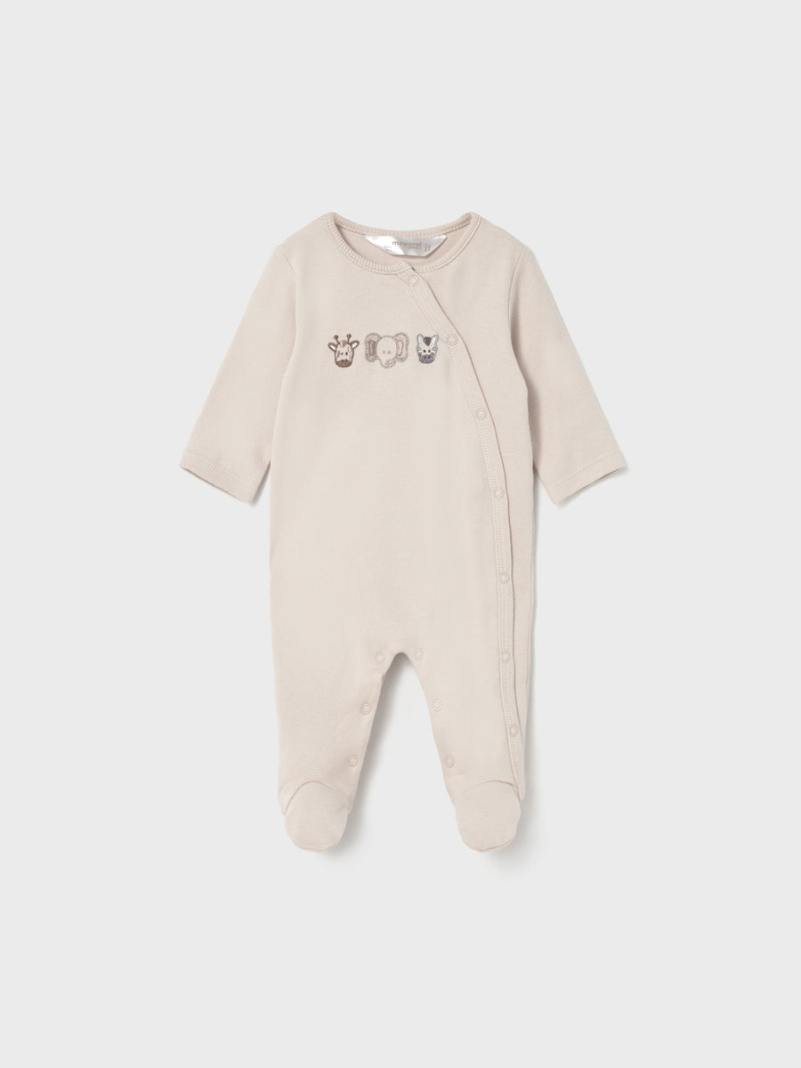 Set 2 fatos bebé interlock Soja (Bege)  para Bebé Menina - Mayoral