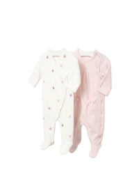 Set 2 fato bebé tundosado Rosa baby (Rosa Bébé)  para Bebé Menina - Mayoral