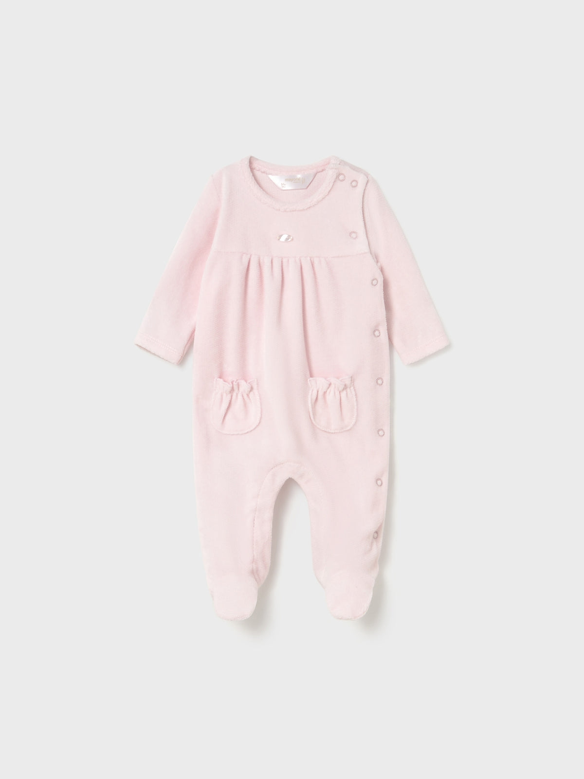 Set 2 fato bebé tundosado Rosa baby (Rosa Bébé)  para Bebé Menina - Mayoral