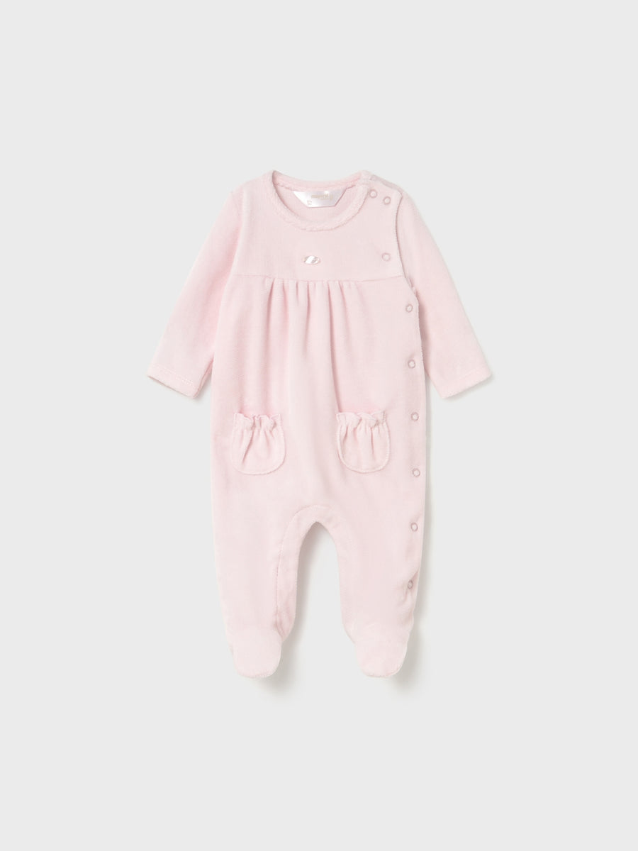 Set 2 fato bebé tundosado Rosa baby (Rosa Bébé)  para Bebé Menina - Mayoral