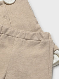 Conj. leggings felpa Cereal vig (Bege)  para Bebé Menina - Mayoral