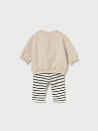 Conj. leggings 4 peças Amendoim (Castanho Claro)  para Bebé Menina - Mayoral