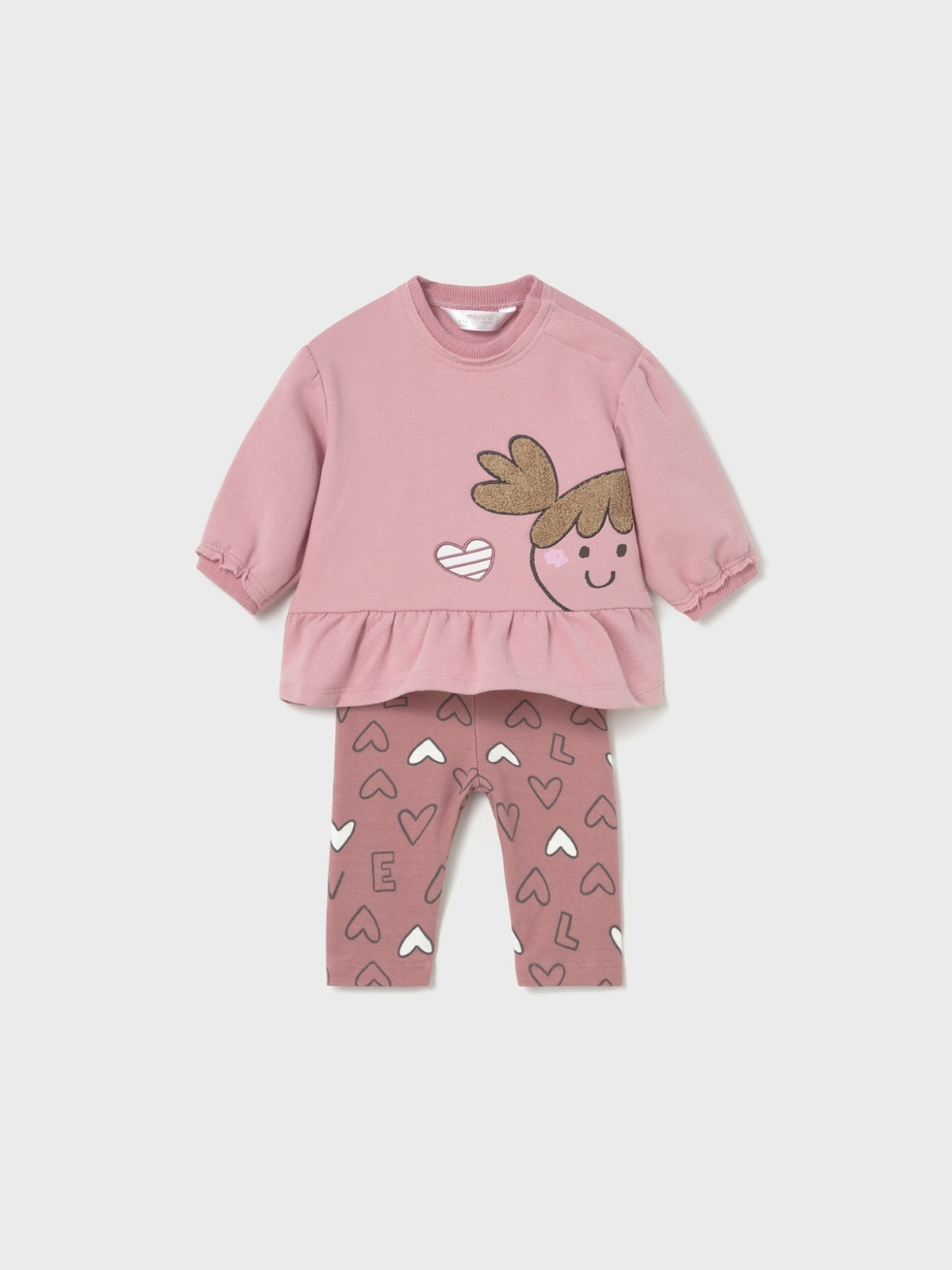 Conj. leggings 4 peças Orquídea (Rosa)  para Bebé Menina - Mayoral