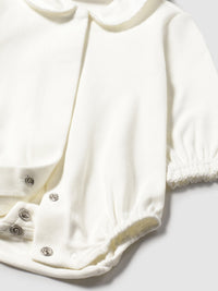 Body Crú (Creme / Pérola)  para Bebé Menina - Mayoral