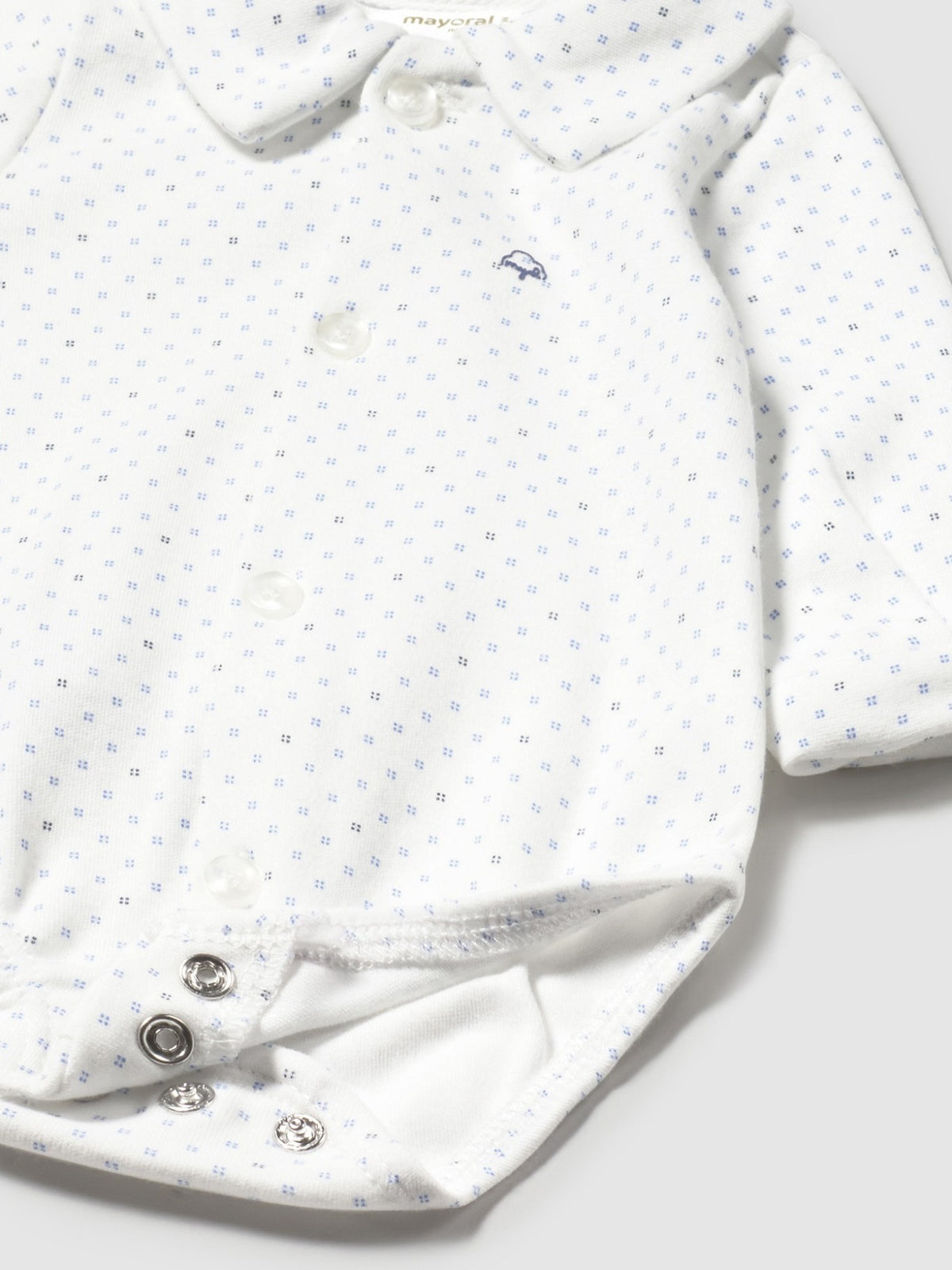 Body camiseiro Crú-azules (Azul Céu)  para Bebé Menino - Mayoral