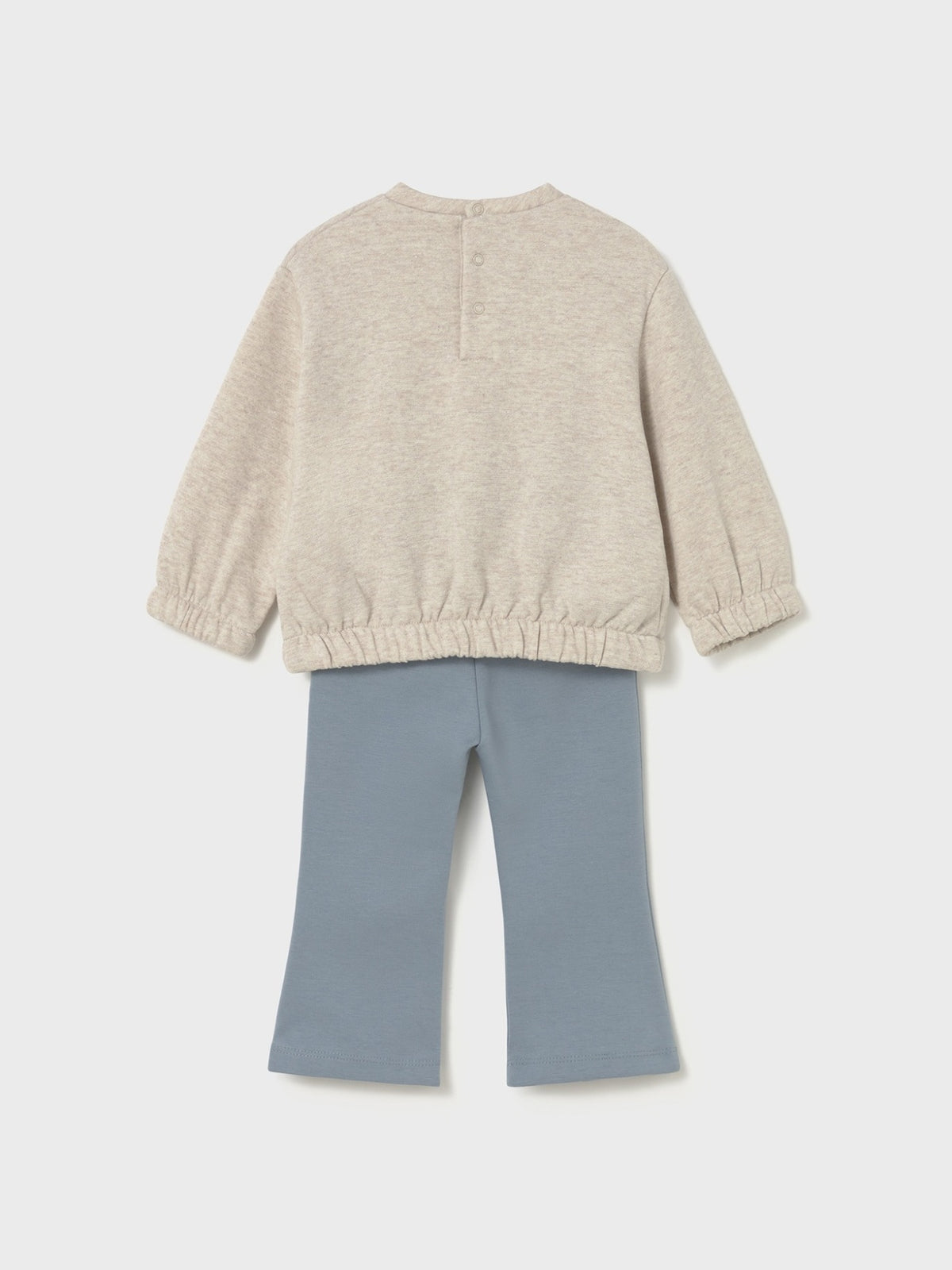 Conj. leggings sweat Blue bell (Verde Mar)  para Bebé Menina - Mayoral