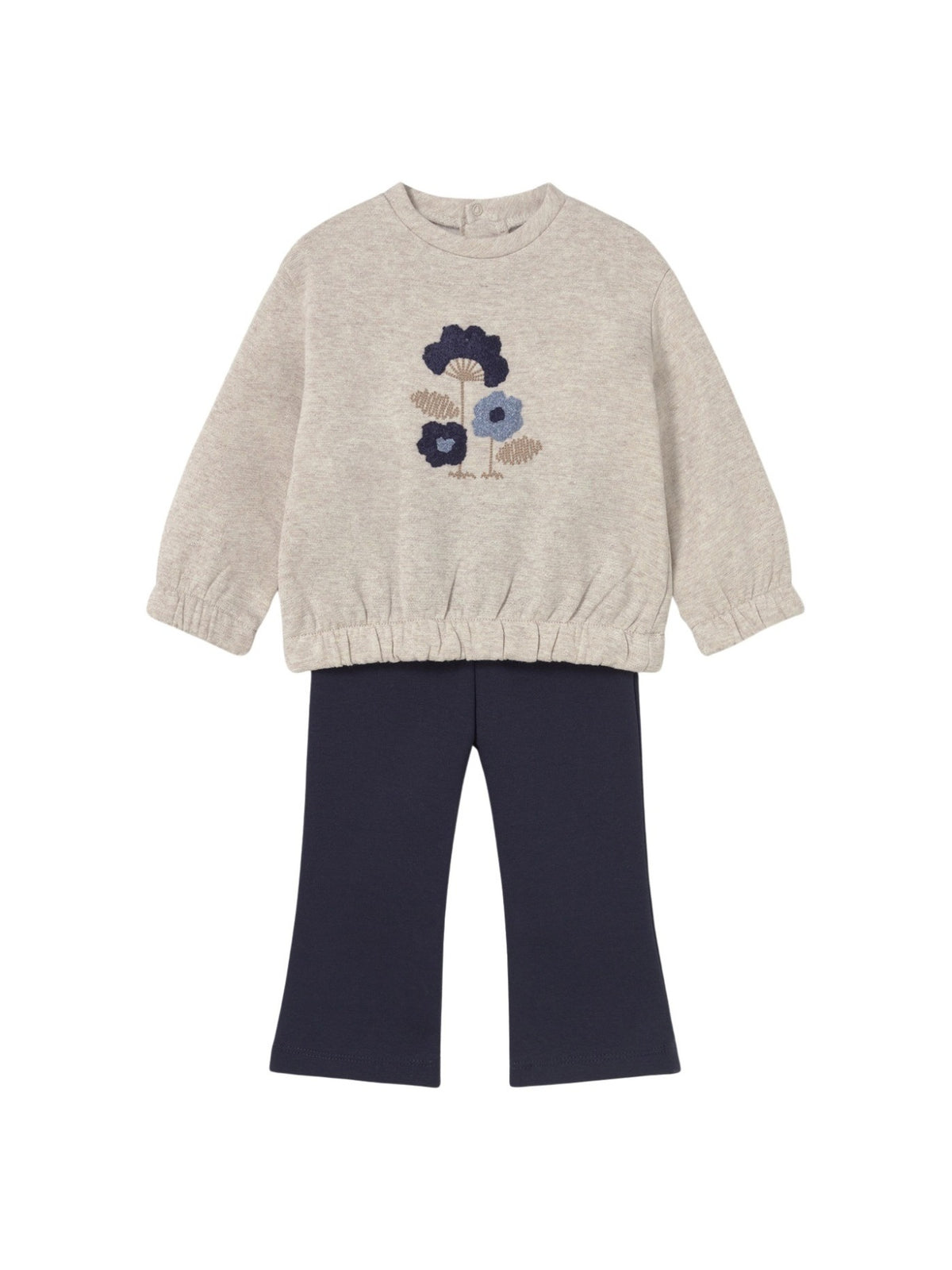 Conj. leggings sweat Marinho (Marinho)  para Bebé Menina - Mayoral