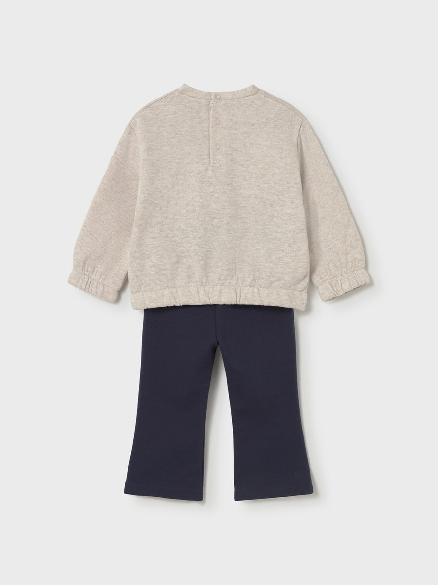 Conj. leggings sweat Marinho (Marinho)  para Bebé Menina - Mayoral