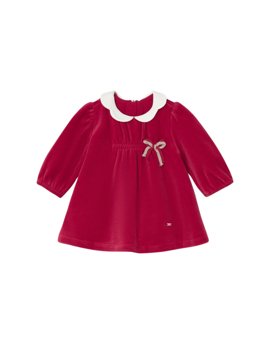 Vestido Ginja (Vermelho Escuro)  para Bebé Menina - Mayoral