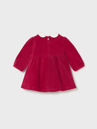 Vestido Ginja (Vermelho Escuro)  para Bebé Menina - Mayoral