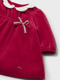 Vestido Ginja (Vermelho Escuro)  para Bebé Menina - Mayoral