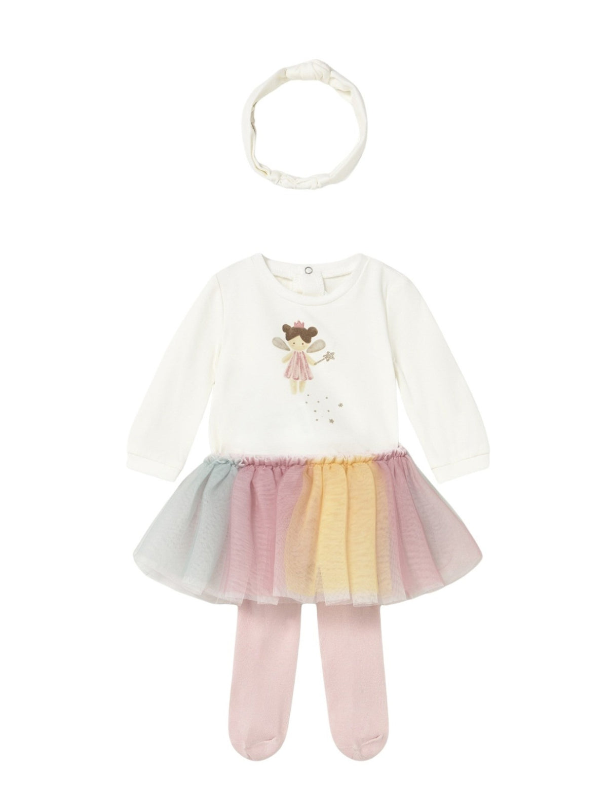 Conj. body tutu Multicolor (Creme / Pérola)  para Bebé Menina - Mayoral