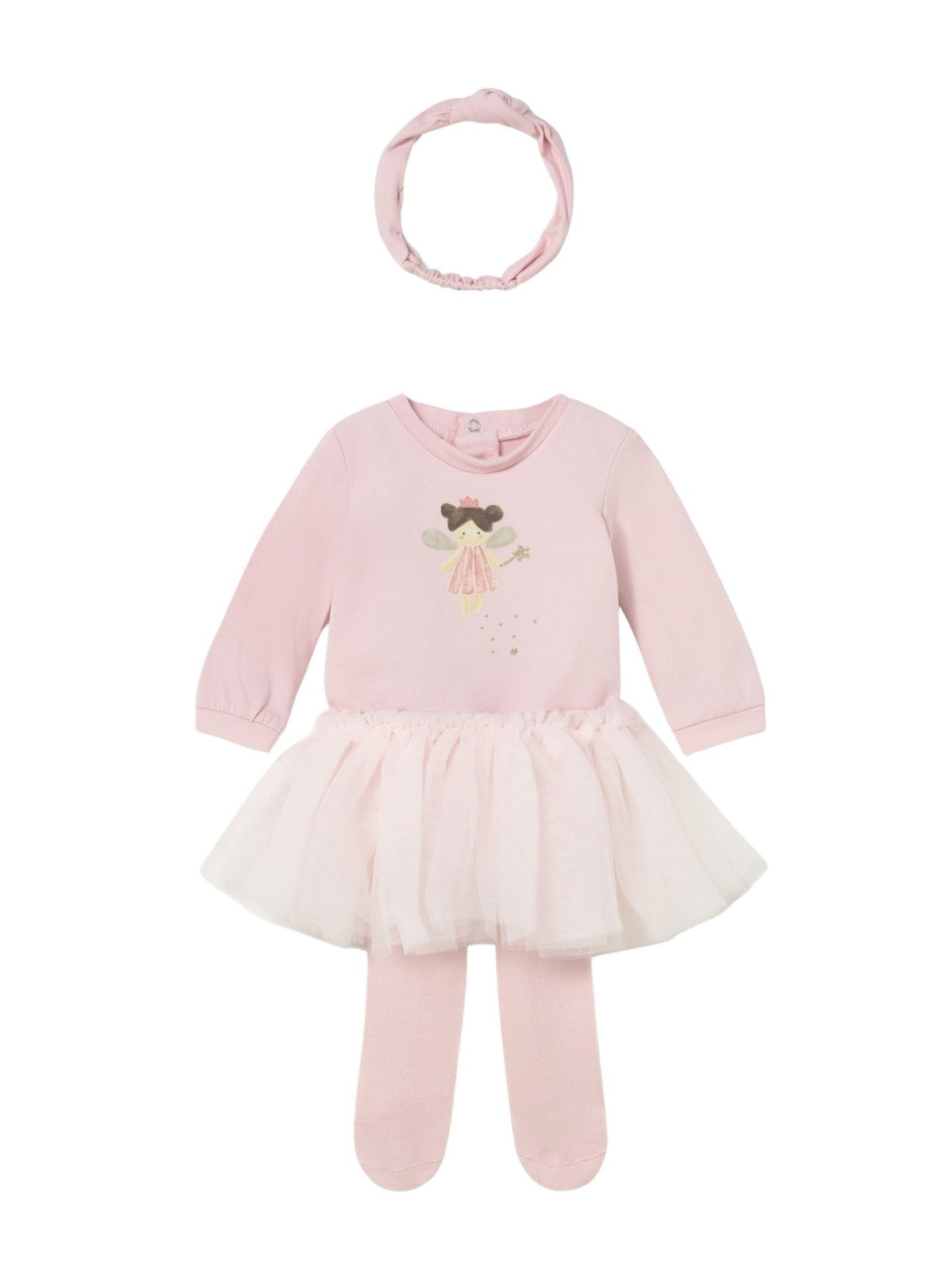 Conj. body tutu Rosa baby (Rosa Bébé)  para Bebé Menina - Mayoral