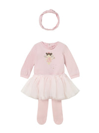 Conj. body tutu Rosa baby (Rosa Bébé)  para Bebé Menina - Mayoral