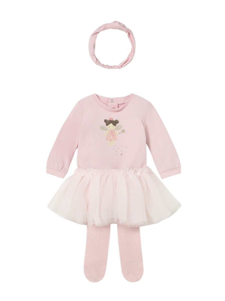Conj. body tutu Rosa baby (Rosa Bébé)  para Bebé Menina - Mayoral