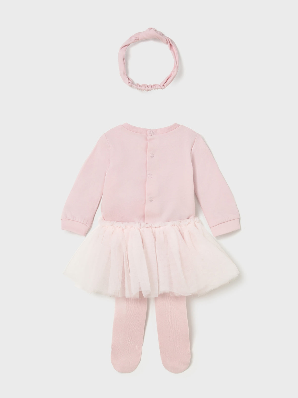 Conj. body tutu Rosa baby (Rosa Bébé)  para Bebé Menina - Mayoral