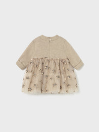 Vestido Cereal vig (Bege)  para Bebé Menina - Mayoral