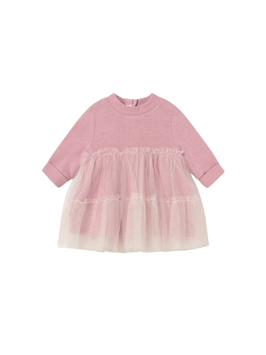 Vestido Orquídea (Rosa)  para Bebé Menina - Mayoral