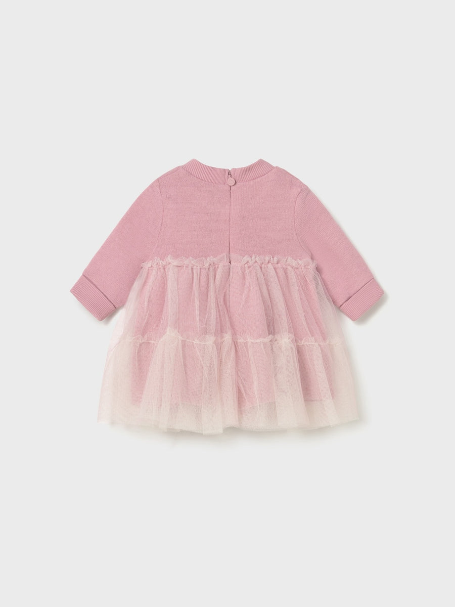 Vestido Orquídea (Rosa)  para Bebé Menina - Mayoral