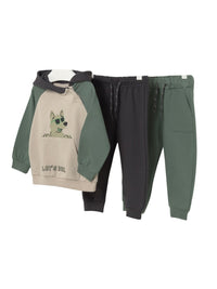 Fato treino combinado 2p Abeto (Verde Tropa)  para Bebé Menino - Mayoral