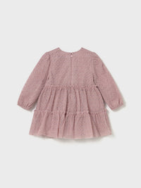 Vestido tule Quartzo (Rosa)  para Bebé Menina - Mayoral