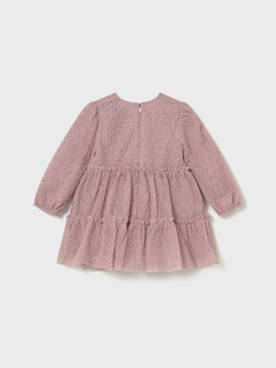 Vestido tule Quartzo (Rosa)  para Bebé Menina - Mayoral