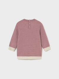 Vestido tricot jacquard Orquídea (Rosa)  para Bebé Menina - Mayoral