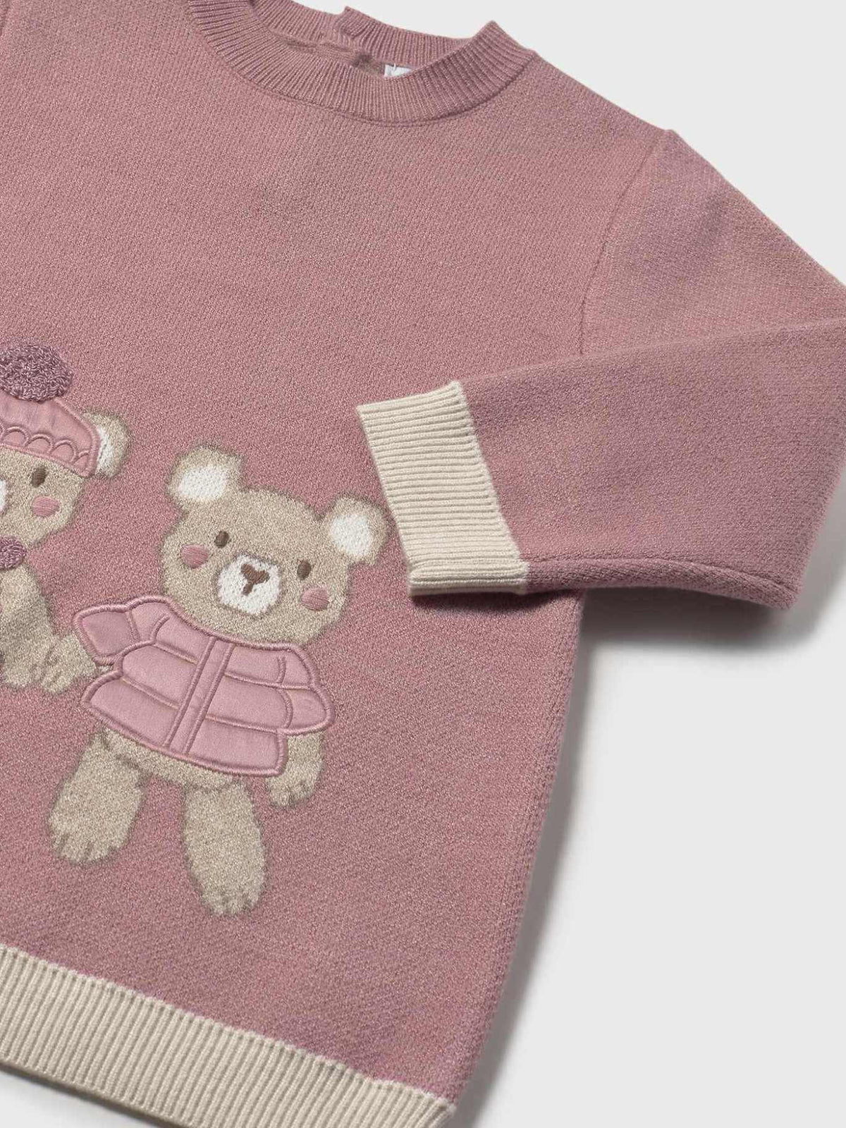 Vestido tricot jacquard Orquídea (Rosa)  para Bebé Menina - Mayoral
