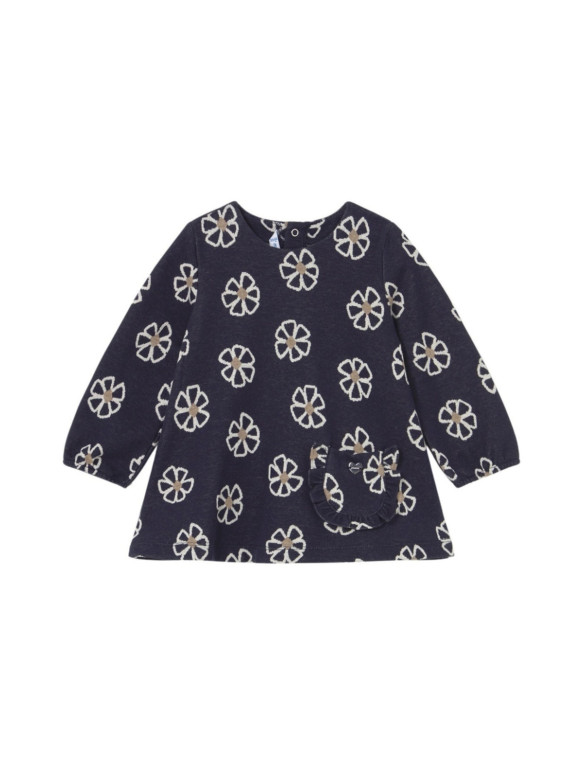 Vestido malha jacquard Marinho (Marinho)  para Bebé Menina - Mayoral