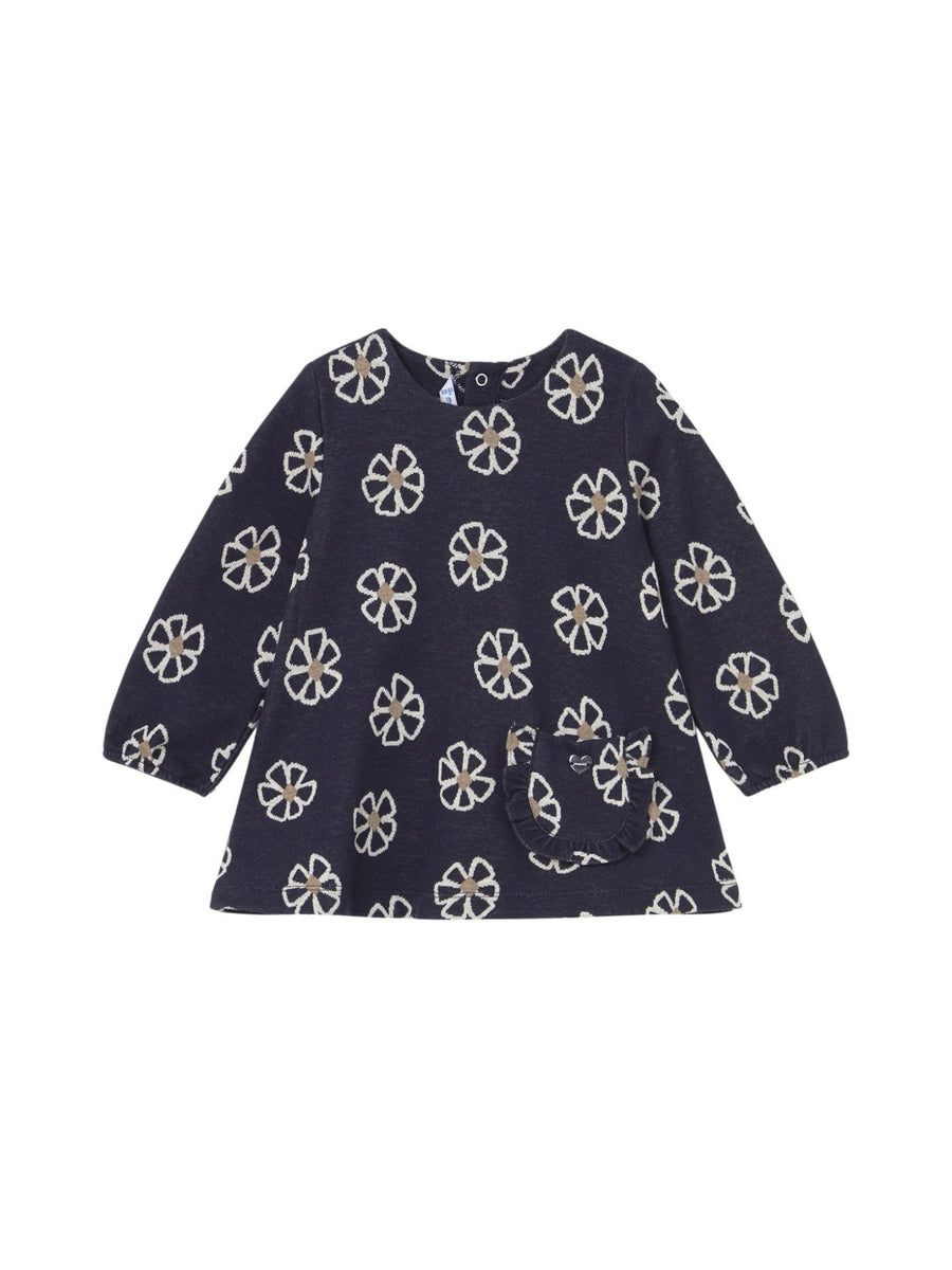 Vestido malha jacquard Marinho (Marinho)  para Bebé Menina - Mayoral