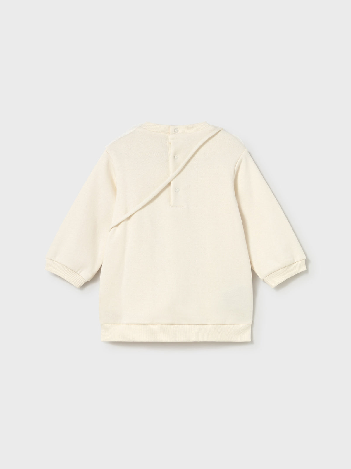 Vestido com bolso Macchiato (Creme / Pérola)  para Bebé Menina - Mayoral