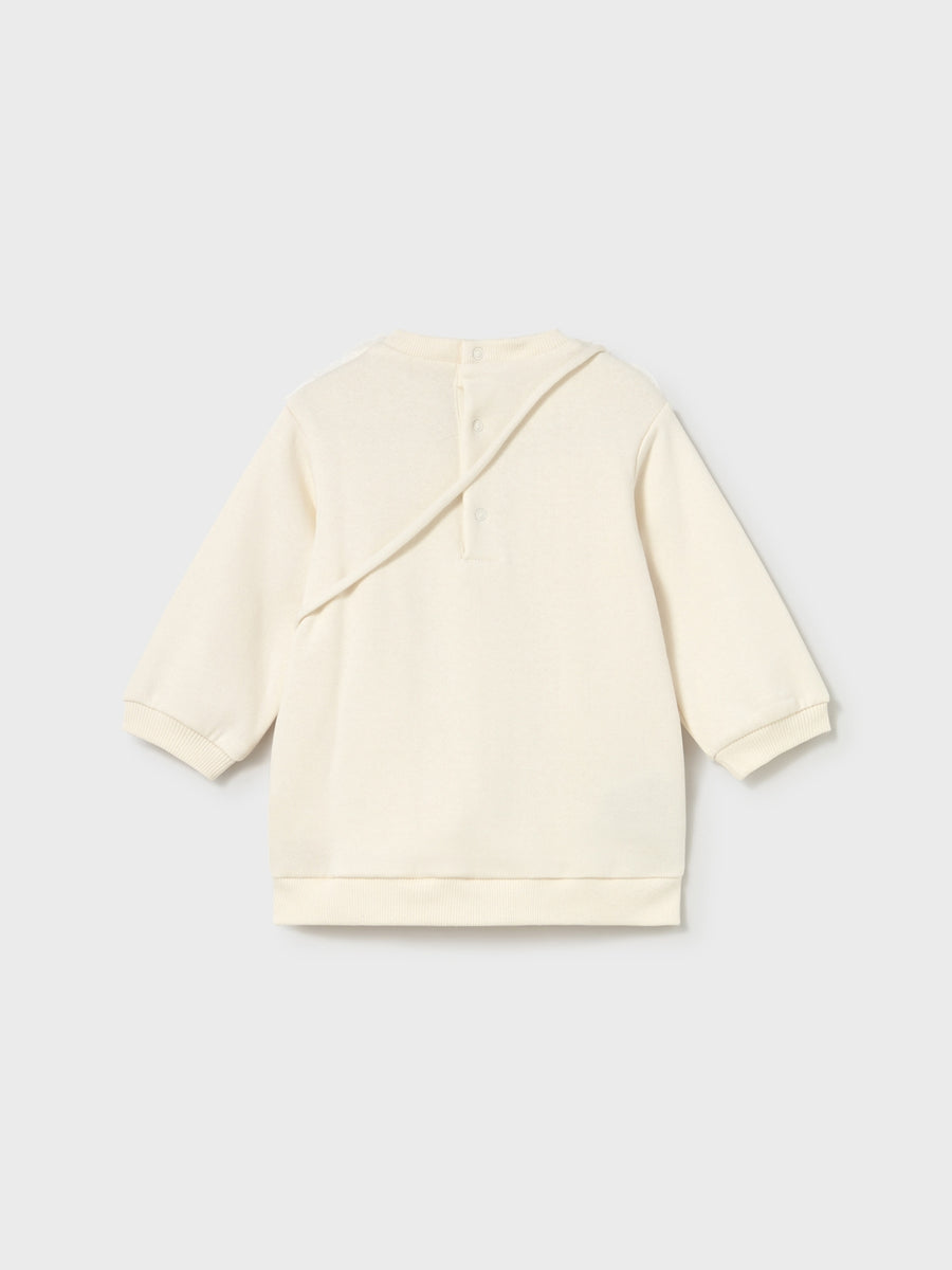 Vestido com bolso Macchiato (Creme / Pérola)  para Bebé Menina - Mayoral
