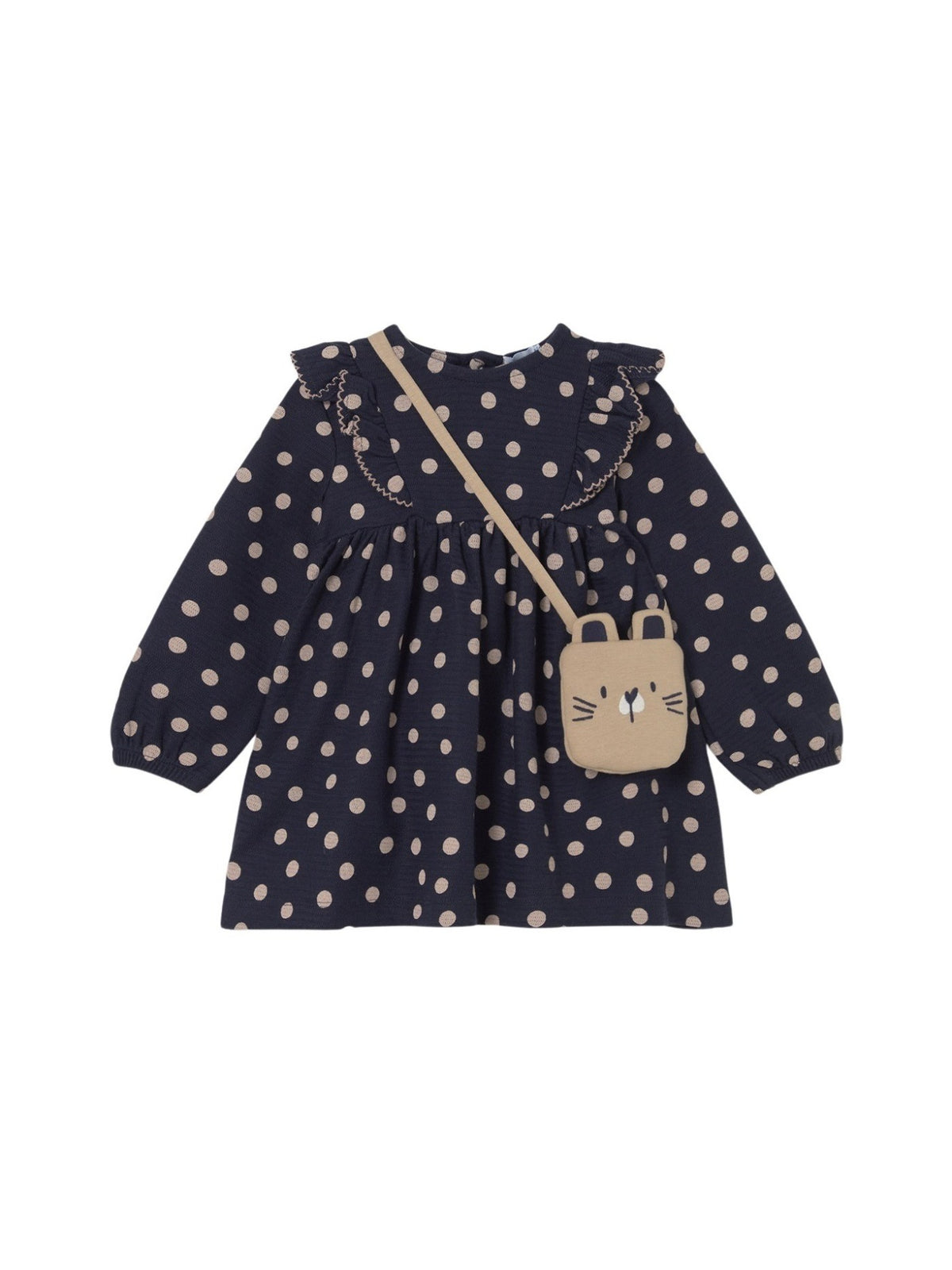 Vestido estampado c/bolso Marinho (Marinho)  para Bebé Menina - Mayoral