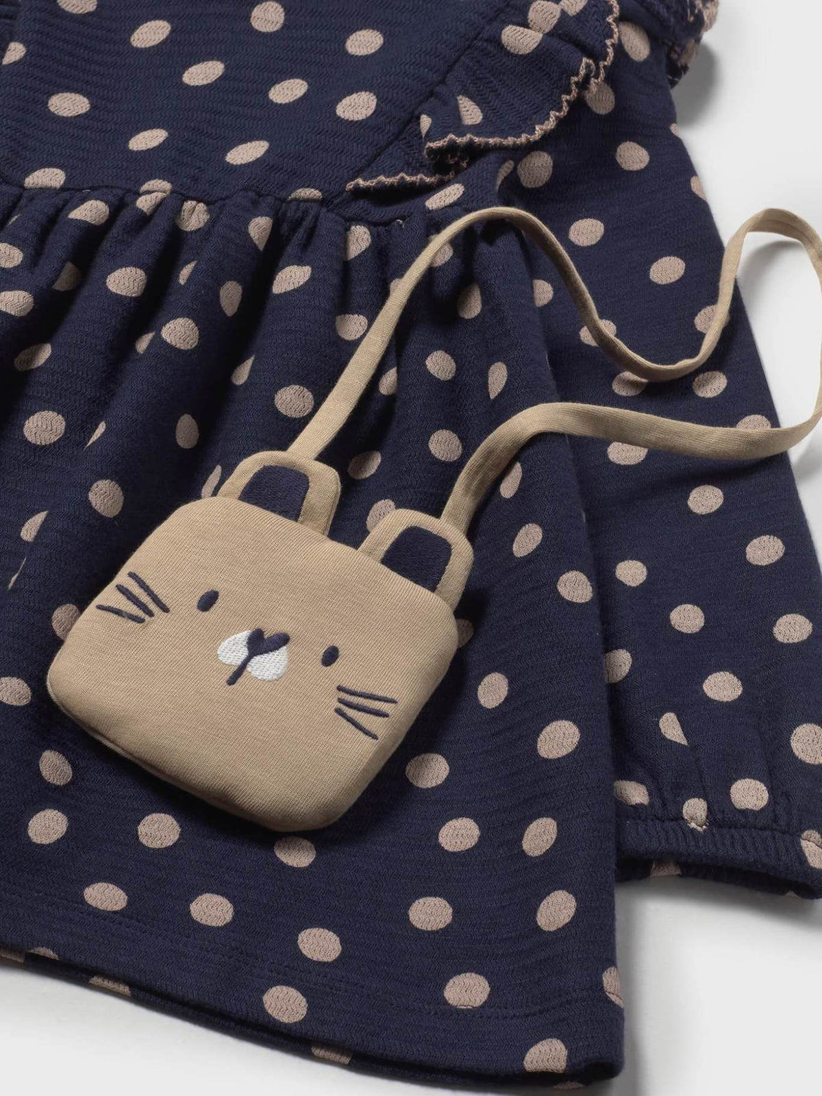 Vestido estampado c/bolso Marinho (Marinho)  para Bebé Menina - Mayoral