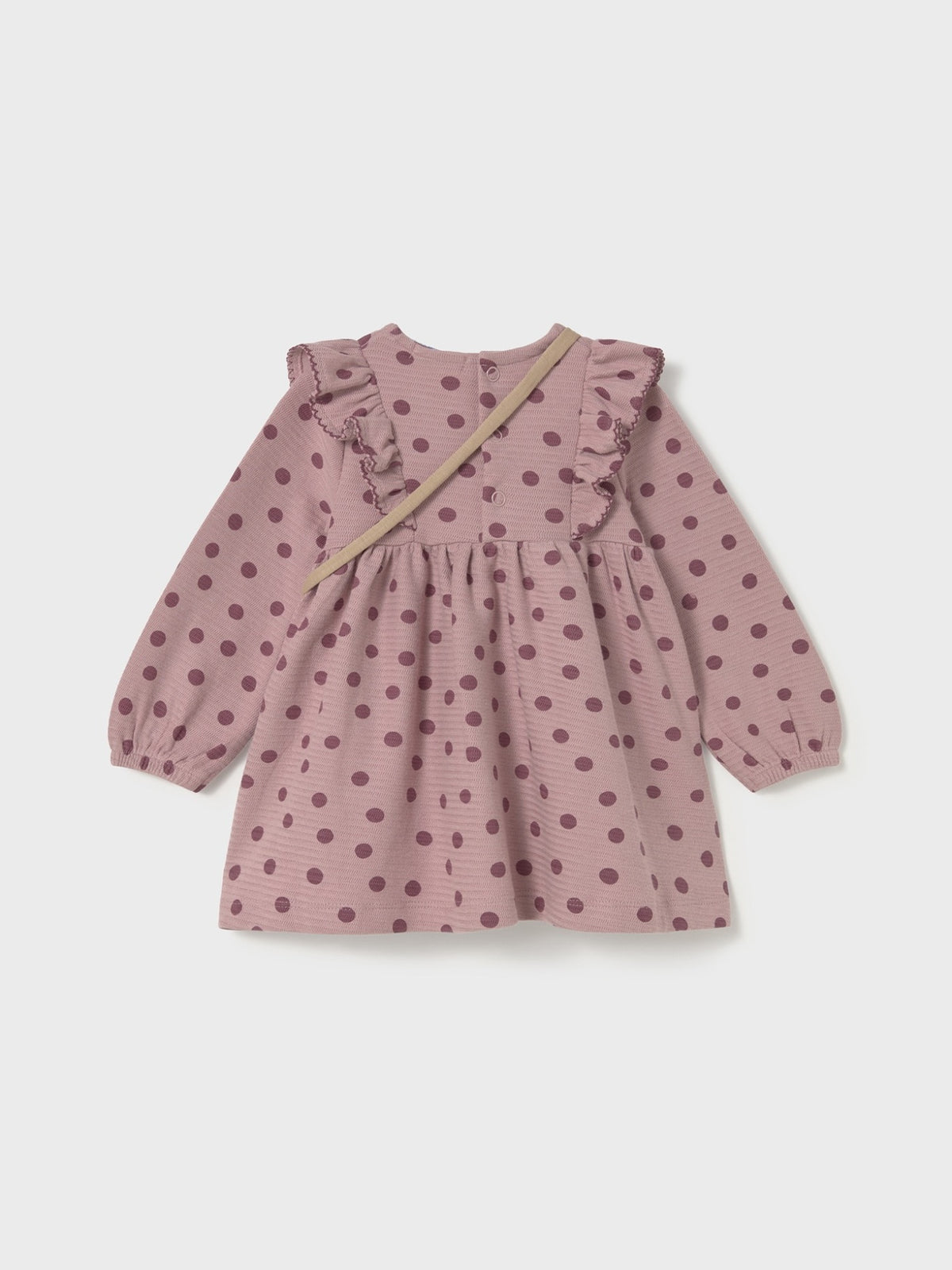 Vestido estampado c/bolso Quartzo (Rosa)  para Bebé Menina - Mayoral