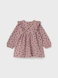 Vestido estampado c/bolso Quartzo (Rosa)  para Bebé Menina - Mayoral