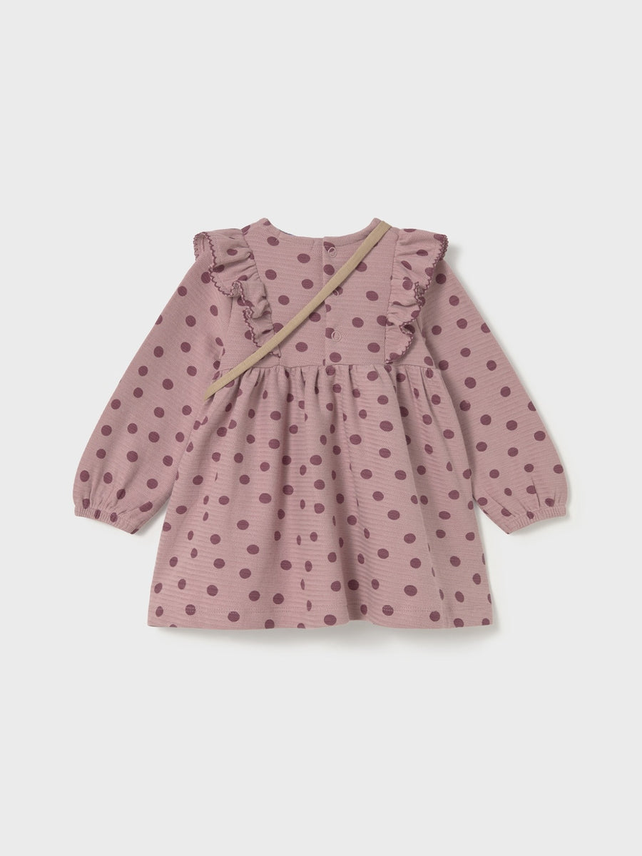 Vestido estampado c/bolso Quartzo (Rosa)  para Bebé Menina - Mayoral